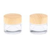 Maxbell Maxbell 2 Pcs Makeup Pot Empty Cosmetic Jars Lotion Cream Gel Containers Clear 10g