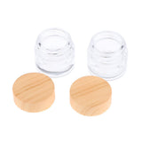 Maxbell Maxbell 2 Pcs Makeup Pot Empty Cosmetic Jars Lotion Cream Gel Containers Clear 10g