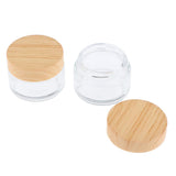 Maxbell Maxbell 2 Pcs Makeup Pot Empty Cosmetic Jars Lotion Cream Gel Containers Clear 30g