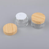 Maxbell Maxbell 2 Pcs Makeup Pot Empty Cosmetic Jars Lotion Cream Gel Containers Clear 30g