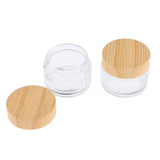 Maxbell Maxbell 2 Pcs Makeup Pot Empty Cosmetic Jars Lotion Cream Gel Containers Clear 50g