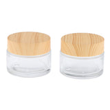 Maxbell Maxbell 2 Pcs Makeup Pot Empty Cosmetic Jars Lotion Cream Gel Containers Clear 50g