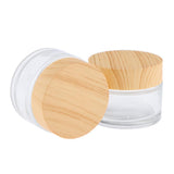 Maxbell Maxbell 2 Pcs Makeup Pot Empty Cosmetic Jars Lotion Cream Gel Containers Clear 50g