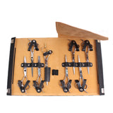 Maxbell Maxbell 8pcs Durable Hair Scissors Storage Pouch Beard Shears Organizer Holder Case