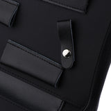 Maxbell Maxbell Soft Leather Hair Scissor Shears Case Hairdressing Comb Pouch Holster Black