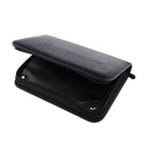 Maxbell Maxbell Soft Leather Hair Scissor Shears Case Hairdressing Comb Pouch Holster Black