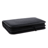 Maxbell Maxbell Soft Leather Hair Scissor Shears Case Hairdressing Comb Pouch Holster Black