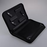 Maxbell Maxbell Soft Leather Hair Scissor Shears Case Hairdressing Comb Pouch Holster White