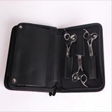 Maxbell Maxbell Soft Leather Hair Scissor Shears Case Hairdressing Comb Pouch Holster Yellow