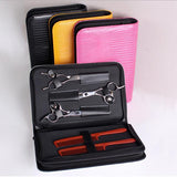 Maxbell Maxbell Soft Leather Hair Scissor Shears Case Hairdressing Comb Pouch Holster Yellow