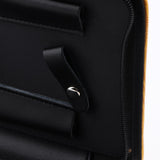Maxbell Maxbell Soft Leather Hair Scissor Shears Case Hairdressing Comb Pouch Holster Yellow
