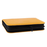 Maxbell Maxbell Soft Leather Hair Scissor Shears Case Hairdressing Comb Pouch Holster Yellow
