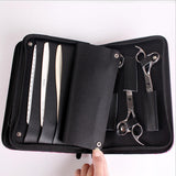 Maxbell Maxbell Soft Leather Hair Scissor Shears Case Hairdressing Comb Pouch Holster Yellow