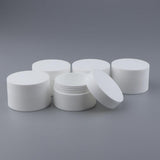 Maxbell Maxbell 5Pcs Empty Plastic Cosmetic Cream Jars Pots Refillable Makeup Containers 50g