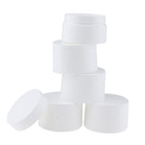 Maxbell Maxbell 5Pcs Empty Plastic Cosmetic Cream Jars Pots Refillable Makeup Containers 50g