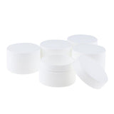 Maxbell Maxbell 5Pcs Empty Plastic Cosmetic Cream Jars Pots Refillable Makeup Containers 50g