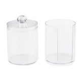 Maxbell Maxbell Acrylic Cotton Pads Holder Swabs 2 Layer Box Case Makeup Container Organizer