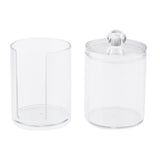 Maxbell Maxbell Acrylic Cotton Pads Holder Swabs 2 Layer Box Case Makeup Container Organizer