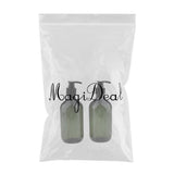 Maxbell Maxbell 2x Empty Translucent PET Shampoo Conditioner Pump Bottles Container 500ml Green