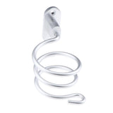Maxbell Maxbell Wall Mount Space Aluminum Hair Blow Dryer Holder Rack Organizer Shelf Silver