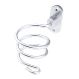 Maxbell Maxbell Wall Mount Space Aluminum Hair Blow Dryer Holder Rack Organizer Shelf Silver