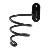 Maxbell Maxbell Wall Mount Space Aluminum Hair Blow Dryer Holder Rack Organizer Shelf Black