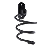 Maxbell Maxbell Wall Mount Space Aluminum Hair Blow Dryer Holder Rack Organizer Shelf Black