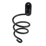 Maxbell Maxbell Wall Mount Space Aluminum Hair Blow Dryer Holder Rack Organizer Shelf Black