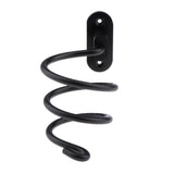 Maxbell Maxbell Wall Mount Space Aluminum Hair Blow Dryer Holder Rack Organizer Shelf Black