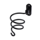 Maxbell Maxbell Wall Mount Space Aluminum Hair Blow Dryer Holder Rack Organizer Shelf Black