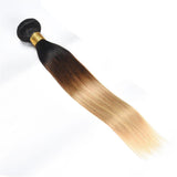 Maxbell Maxbell 100% Virgin Brazilian Ombre Straight Hair Human Hair Extension Weave 1Bundle