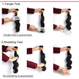 Maxbell Maxbell 100% Virgin Brazilian Ombre Straight Hair Human Hair Extension Weave 1Bundle