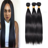 Maxbell Maxbell 3 Bundles Human Hair Body Wave 10'' Black Brazilian Virgin Hair Extensions