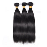 Maxbell Maxbell 3 Bundles Human Hair Body Wave 10'' Black Brazilian Virgin Hair Extensions