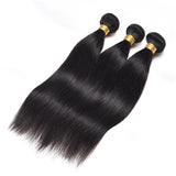 Maxbell Maxbell 3 Bundles Human Hair Body Wave 10'' Black Brazilian Virgin Hair Extensions