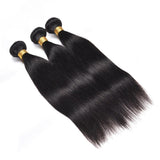 Maxbell Maxbell 3 Bundles Human Hair Body Wave 10'' Black Brazilian Virgin Hair Extensions