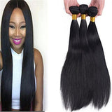 Maxbell Maxbell 3 Bundles Human Hair Body Wave 10'' Black Brazilian Virgin Hair Extensions