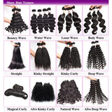 Maxbell Maxbell 3 Bundles Human Hair Body Wave 10'' Black Brazilian Virgin Hair Extensions