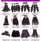 Maxbell Maxbell 3 Bundles Human Hair Body Wave 10'' Black Brazilian Virgin Hair Extensions