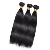 Maxbell Maxbell 3 Bundles Human Hair Body Wave 10'' Black Brazilian Virgin Hair Extensions