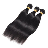 Maxbell Maxbell 3 Bundles Human Hair Body Wave 10'' Black Brazilian Virgin Hair Extensions