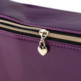 Maxbell Maxbell Specular Toiletry Makeup Bag Travel Case Zipper Cosmetic Organizer Purple