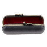Maxbell Makeup Holder Lipstick Case Lip Gloss Storage Box with Mirror for Purse Dark Gray
