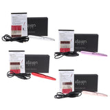 Maxbell Maxbell 6pcs Electric Nail Drill Bits and Nail Art File Pen Machine Kits Rose Pink