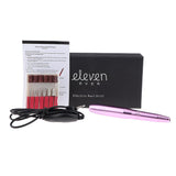 Maxbell Maxbell 6pcs Electric Nail Drill Bits and Nail Art File Pen Machine Kits Rose Pink