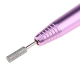 Maxbell Maxbell 6pcs Electric Nail Drill Bits and Nail Art File Pen Machine Kits Rose Pink