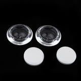 Maxbell 2pcs Empty Sample Bottle Cosmetic Makeup Jar Pot Cream Lip Balm Containers 15g