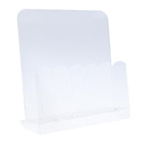 Maxbell Maxbell 6 Grids Empty Nail Storage Box Manicure Tools Organizer Case Holder Clear