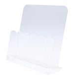Maxbell Maxbell 6 Grids Empty Nail Storage Box Manicure Tools Organizer Case Holder Clear