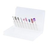Maxbell Maxbell 9x Nail Files Drill Bit Manicure Electric Grinding Polishing Head Brush Set